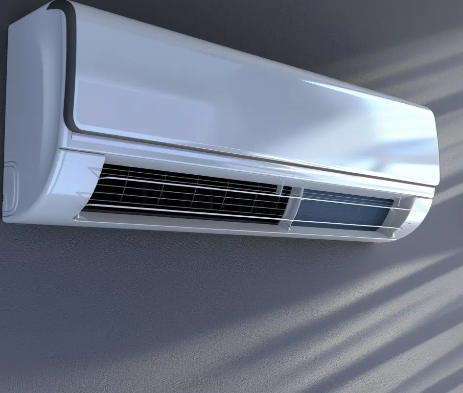 ac on a wall